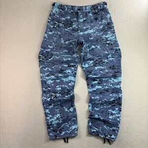 US Navy NWU Digital Camo Cargo Pants Men M 32x32 Blue Military Tactical Gorpcore